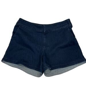 Eloquii Stretch Denim Chino Shorts sz 18